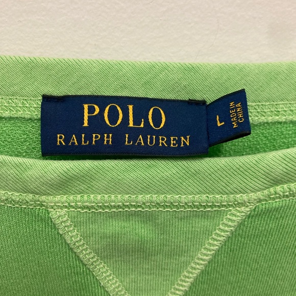 Polo by Ralph Lauren Lime Green Women's Sweatshirt - Picture 3 of 5